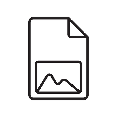 Image icon vector isolated on white background for your web and mobile app designのイラスト素材