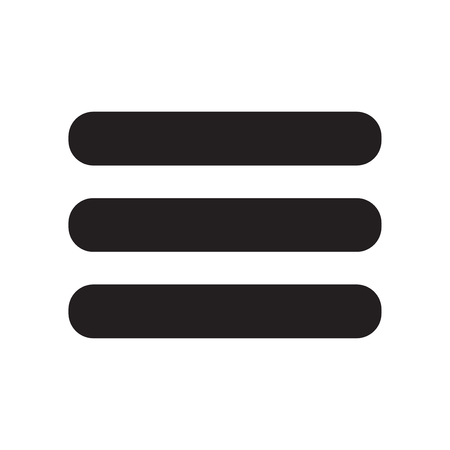 Menu icon vector isolated on white background for your web and mobile app designのイラスト素材