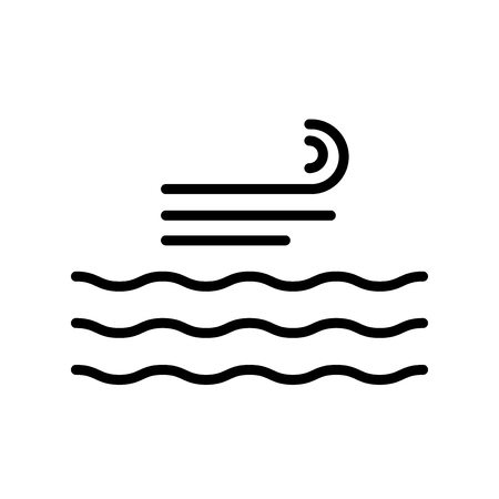 Calm icon vector isolated on white background for your web and mobile app designのイラスト素材