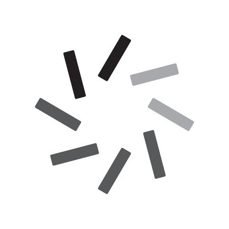 Loading icon vector isolated on white background for your web and mobile app designのイラスト素材