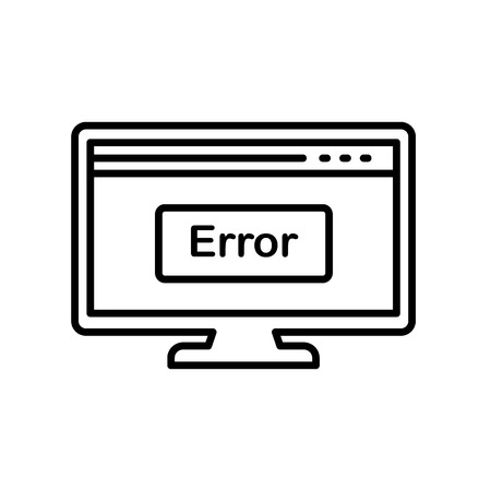 Browser icon vector isolated on white background for your web and mobile app designのイラスト素材