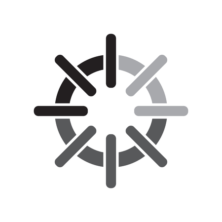 Loading icon vector isolated on white background for your web and mobile app designのイラスト素材