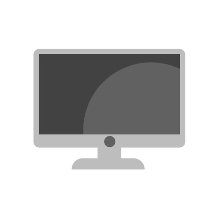 Computer icon isolated on white background for your web and mobile app designのイラスト素材