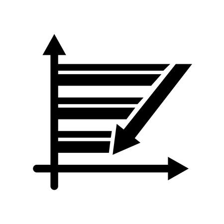 Loss icon vector isolated on white background for your web and mobile app design, Loss logo conceptのイラスト素材