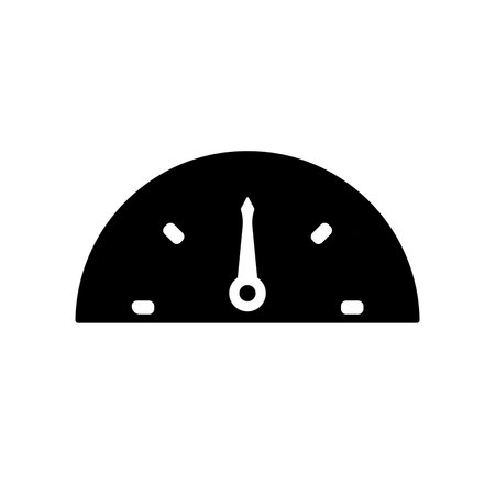 Gauge icon vector isolated on white background for your web and mobile app design, Gauge logo...