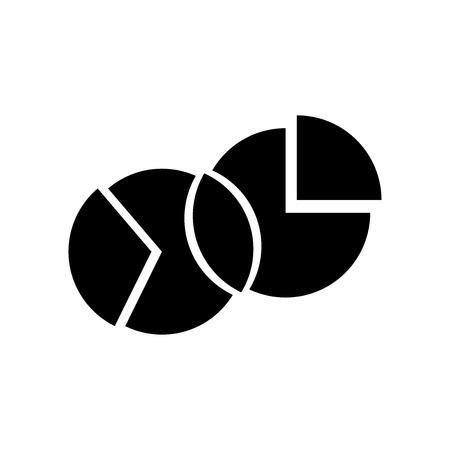 Diagram icon vector isolated on white background for your web and mobile app design, Diagram logo conceptのイラスト素材