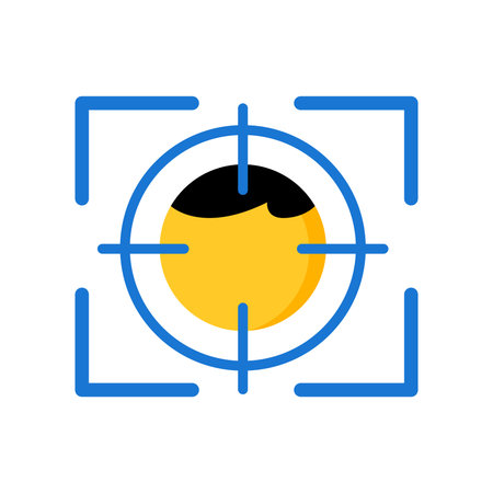 Face recognition icon vector isolated on white background for your web and mobile app design, Face recognition logo concept