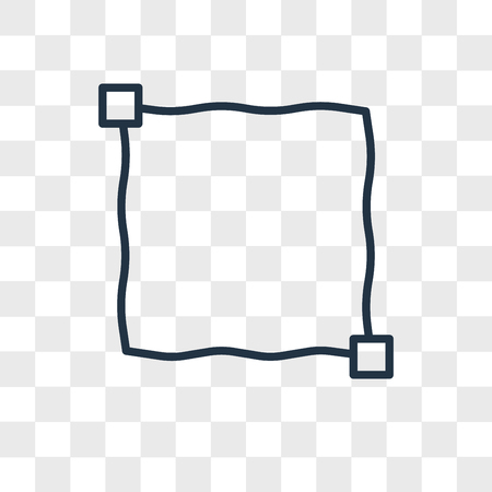 Selection vector icon isolated on transparent background, Selection logo conceptのイラスト素材