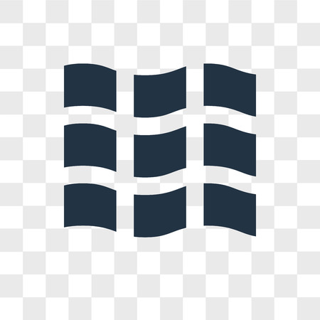 Tile vector icon isolated on transparent background, Tile logo conceptのイラスト素材