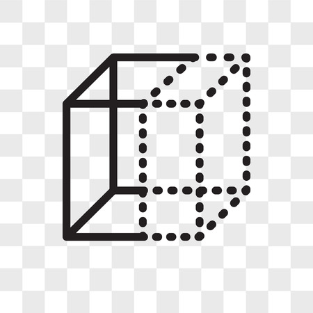 Squares vector icon isolated on transparent background, Squares logo conceptのイラスト素材