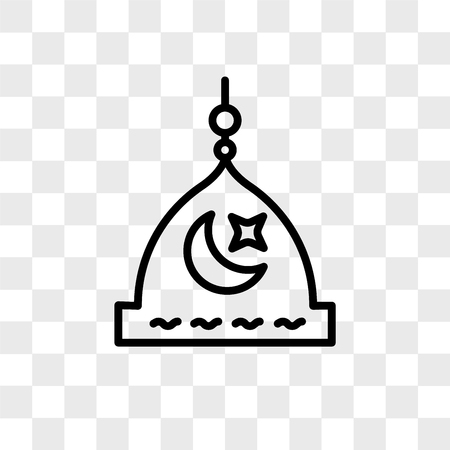 Medina vector icon isolated on transparent background, Medina logo conceptのイラスト素材