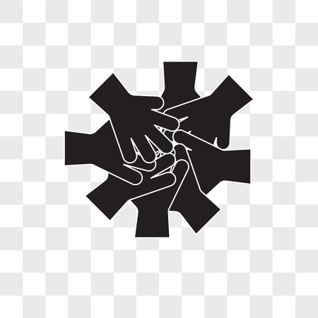 fellowship vector icon isolated on transparent background, fellowship logo conceptのイラスト素材