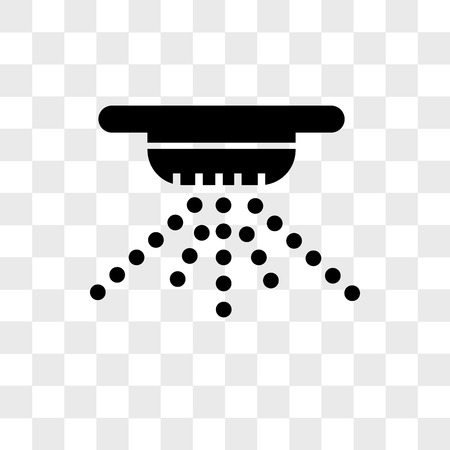 sprinkler vector icon isolated on transparent background, sprinkler logo conceptのイラスト素材