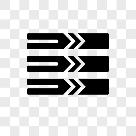 Bar chart vector icon isolated on transparent background, Bar chart logo conceptのイラスト素材