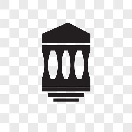 municipality vector icon isolated on transparent background, municipality logo conceptのイラスト素材