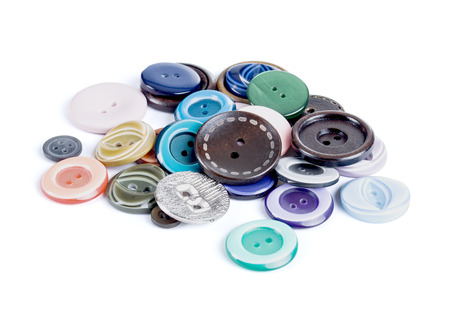 bunch of buttonsの写真素材