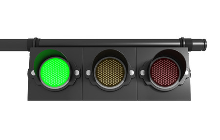 Traffic green lightの写真素材