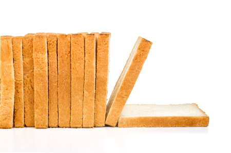 sliced bread isolated