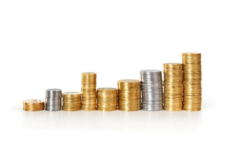 Stack of coins の写真素材