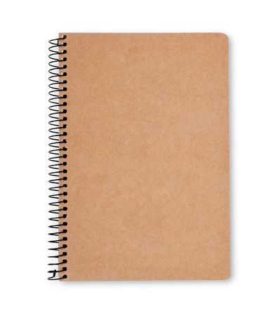 recycled paper notebook front coverの写真素材
