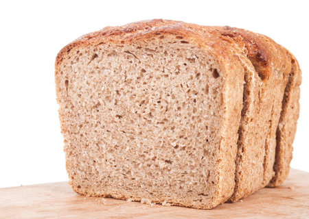 bread isolated on white background