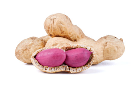 nuts isolated over white background