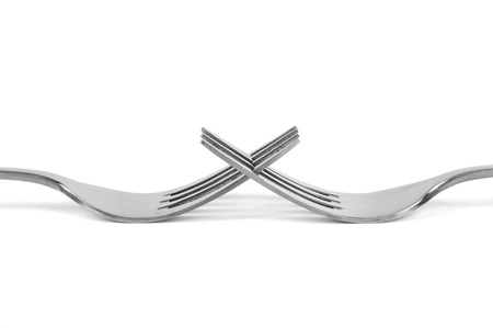 Knife isolated on white backgroundの写真素材