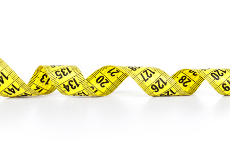 Measuring tape of the tailor for you designの写真素材