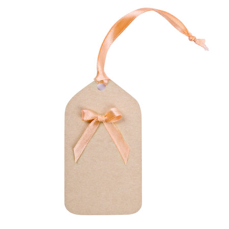 label  tag  isolated on white backgroundの写真素材