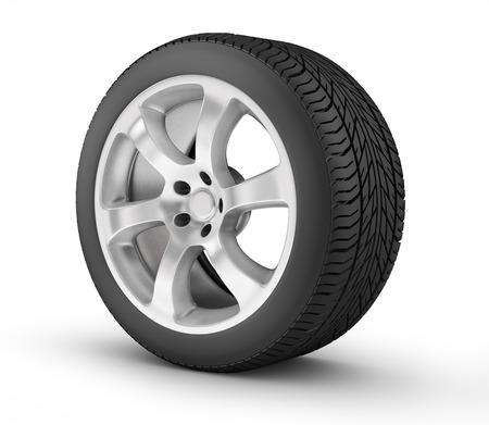 3D wheelの写真素材