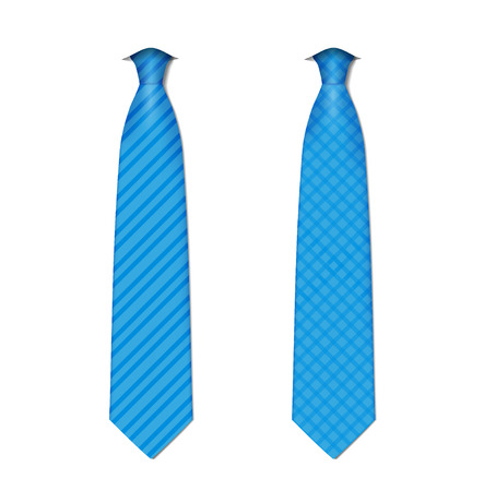 Plaid, checkered silk ties template. Easy editable colors - vector.のイラスト素材