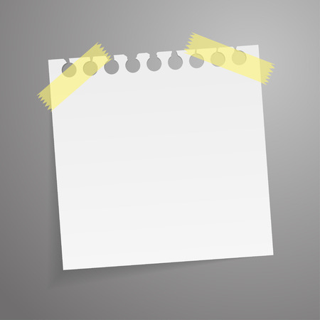 Motivation concept on torn notepaper. Vector illustration.のイラスト素材