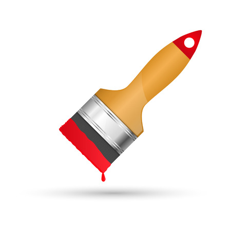 Brush. Vector illustrationのイラスト素材