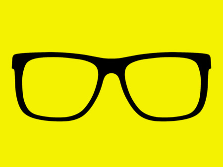 vector glasses frameのイラスト素材