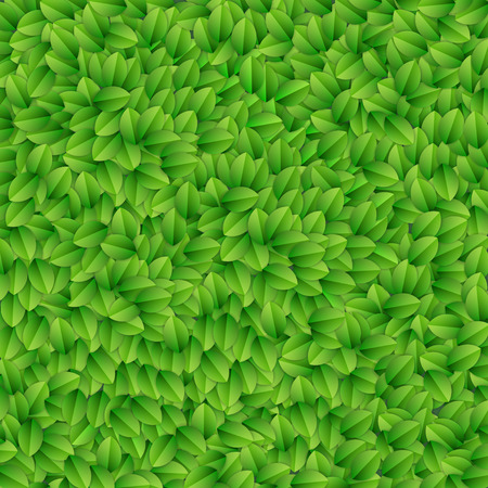 Green leaves texture. Vector illustration.のイラスト素材