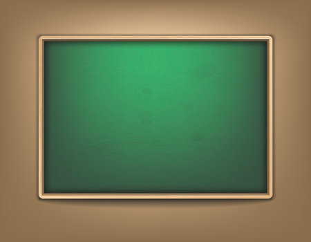 Green chalkboard.Vectorのイラスト素材