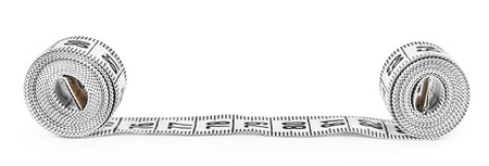 white tape measuringwhite tape measuringの写真素材