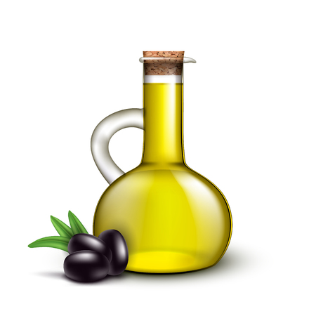 olive oilのイラスト素材