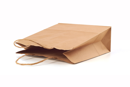 Brown kraft paper bagの写真素材