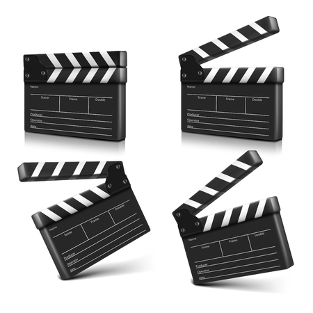 cinema clap. Vector illustrationのイラスト素材
