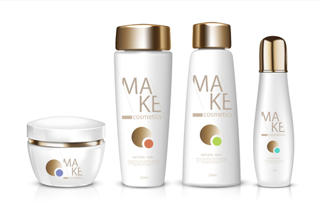 cosmetics bottleのイラスト素材