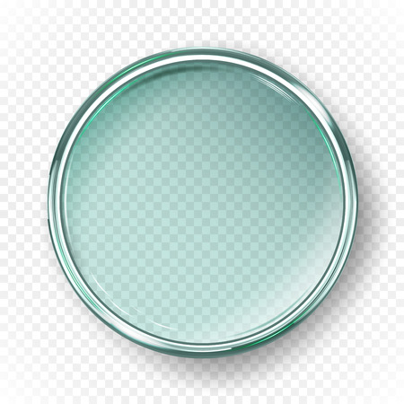 Empty petri dish isolated on transparent background Vector illustration.のイラスト素材