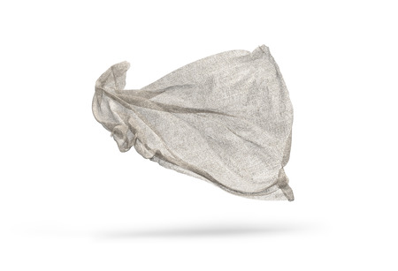  Natural fabric in the air. 3d illustrationの写真素材