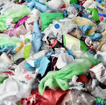 Trash textureの写真素材