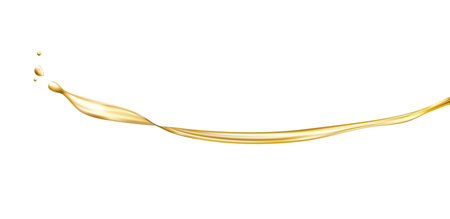 Splash of oil. Vector illustrationのイラスト素材