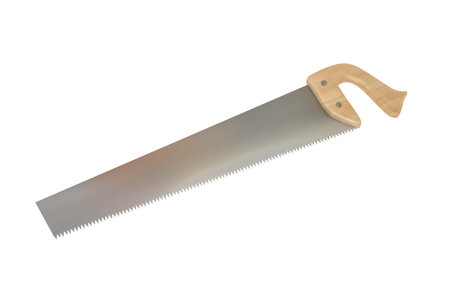 Hand saw. Vector illustration.のイラスト素材