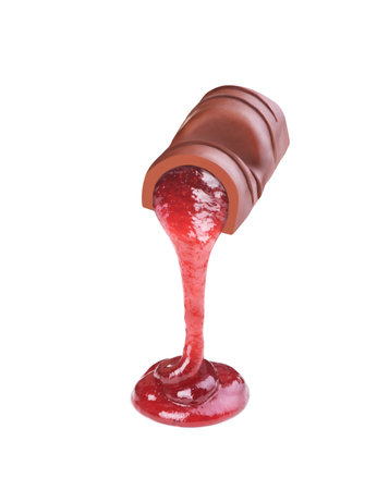 Modern City skyline of skyscrapers isolated at white background. 3d illustrationの写真素材