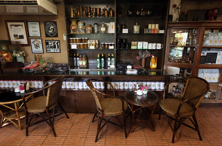 A cafe in the center of Chiang Rai province chiang Rai in northern Thailand in Southeast Asiaのeditorial素材