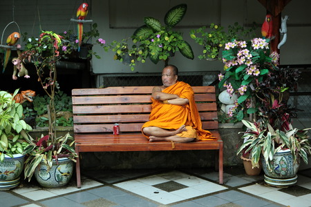 The architecture of Wat Phra That Doi Suthep temple in Chiang Mai in the north of Thailandのeditorial素材