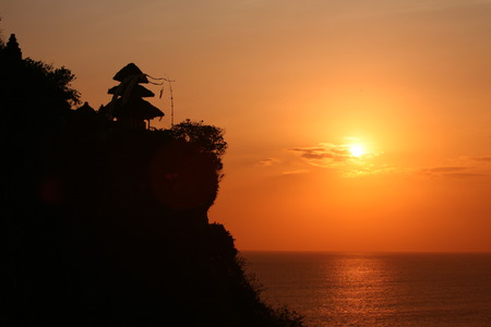 Asia, Southeast, Indonesia, Bali Island, Uluwatu, Temple.の写真素材